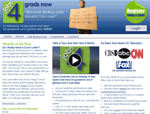 Tablet Screenshot of jobs4gradsnow.com